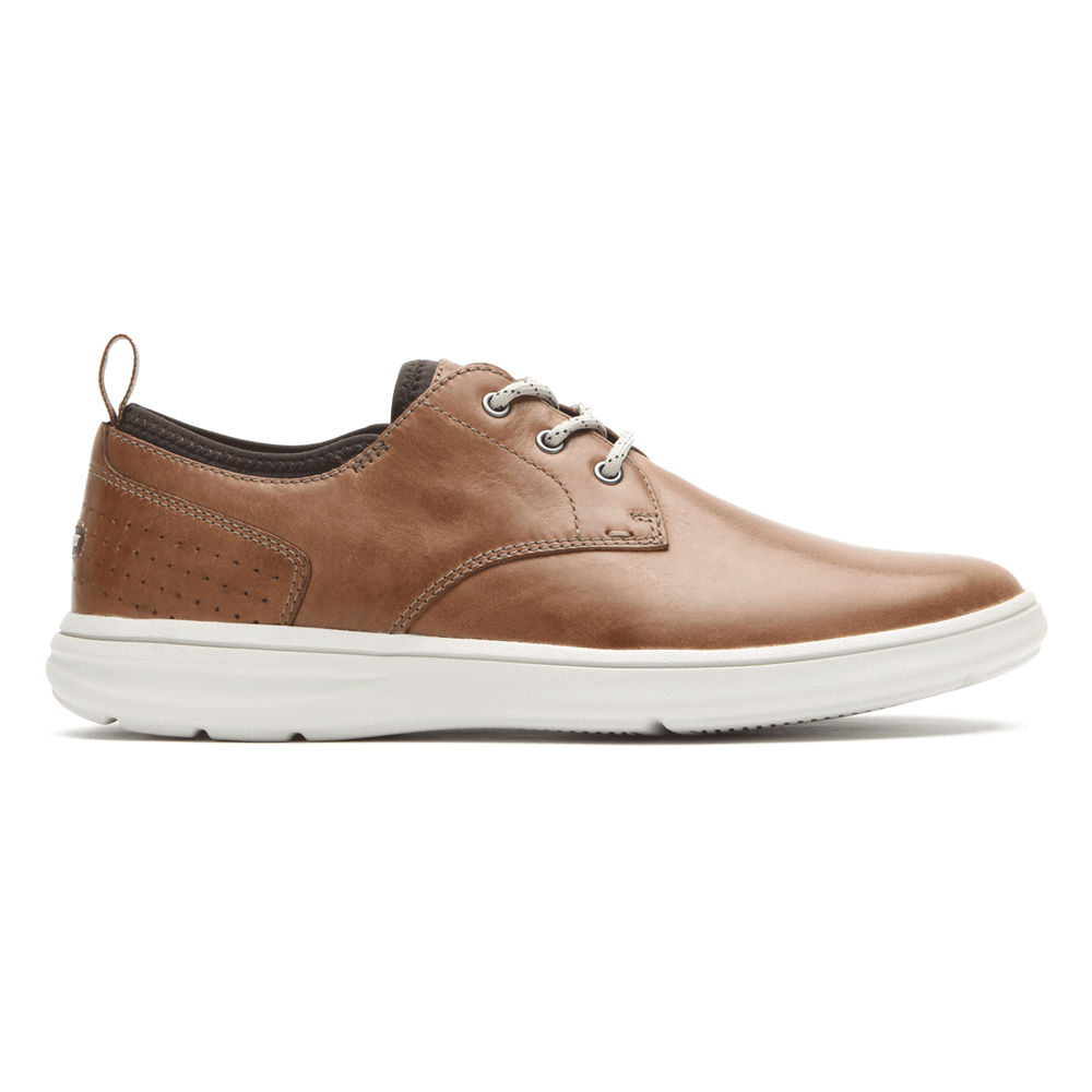 Oxfords Rockport Homem Marrom - Zaden Plain Toe - 20563JBUI